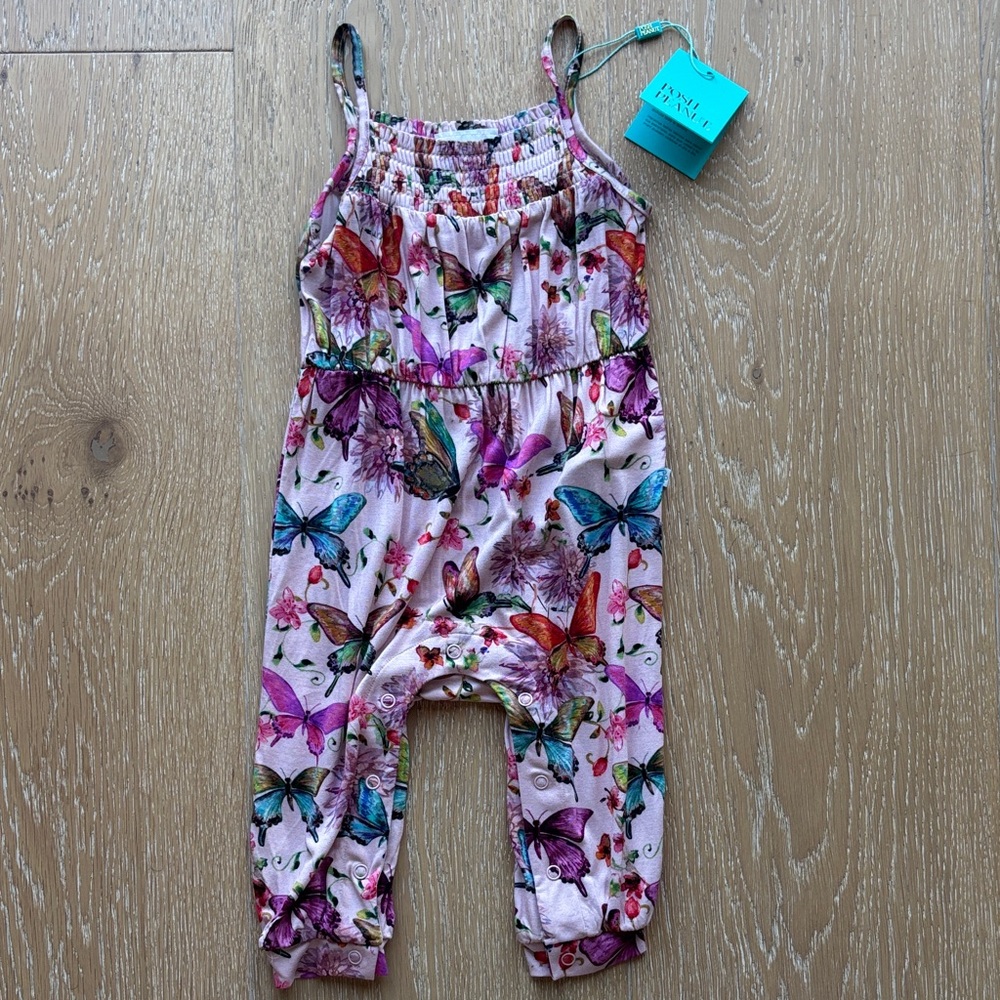 Posh Peanut Baby Romper 12M NWT